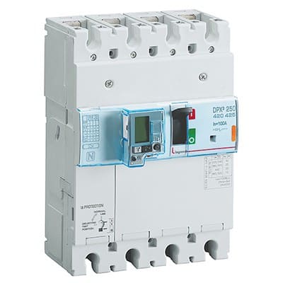 Legrand - Disjoncteur électronique diff - unité de mesure DPX3250 Icu 25kA 400V~ - 4P 100A
