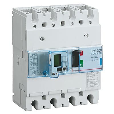Legrand - Disjoncteur électronique avec unité de mesure DPX3250 Icu 70kA 400V~ - 4P - 250A