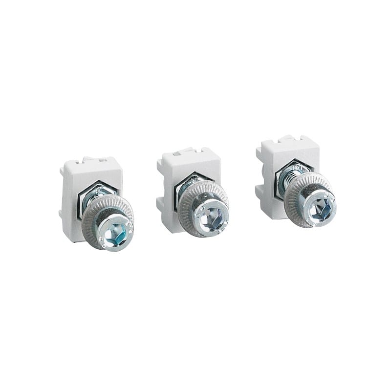 Legrand - Jeu de 3 bornes à vis pour cosses pour DPX3160 magnétothermique