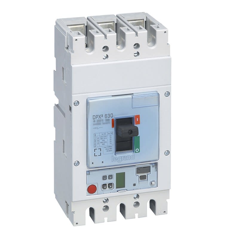 Legrand - Disjoncteur électronique Sg DPX3630 pouvoir de coupure 36kA 400V~ - 3P - 630A