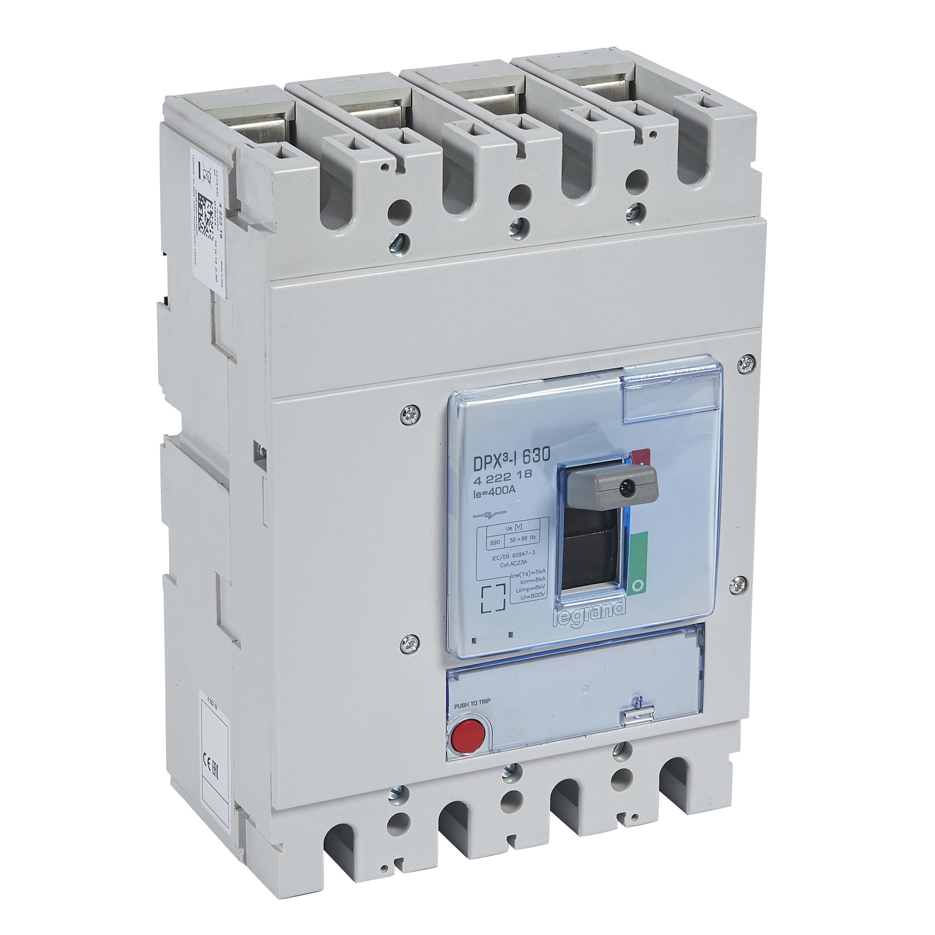Legrand - Interrupteur à déclenchement libre DPX3-I630 - 4P - 400A