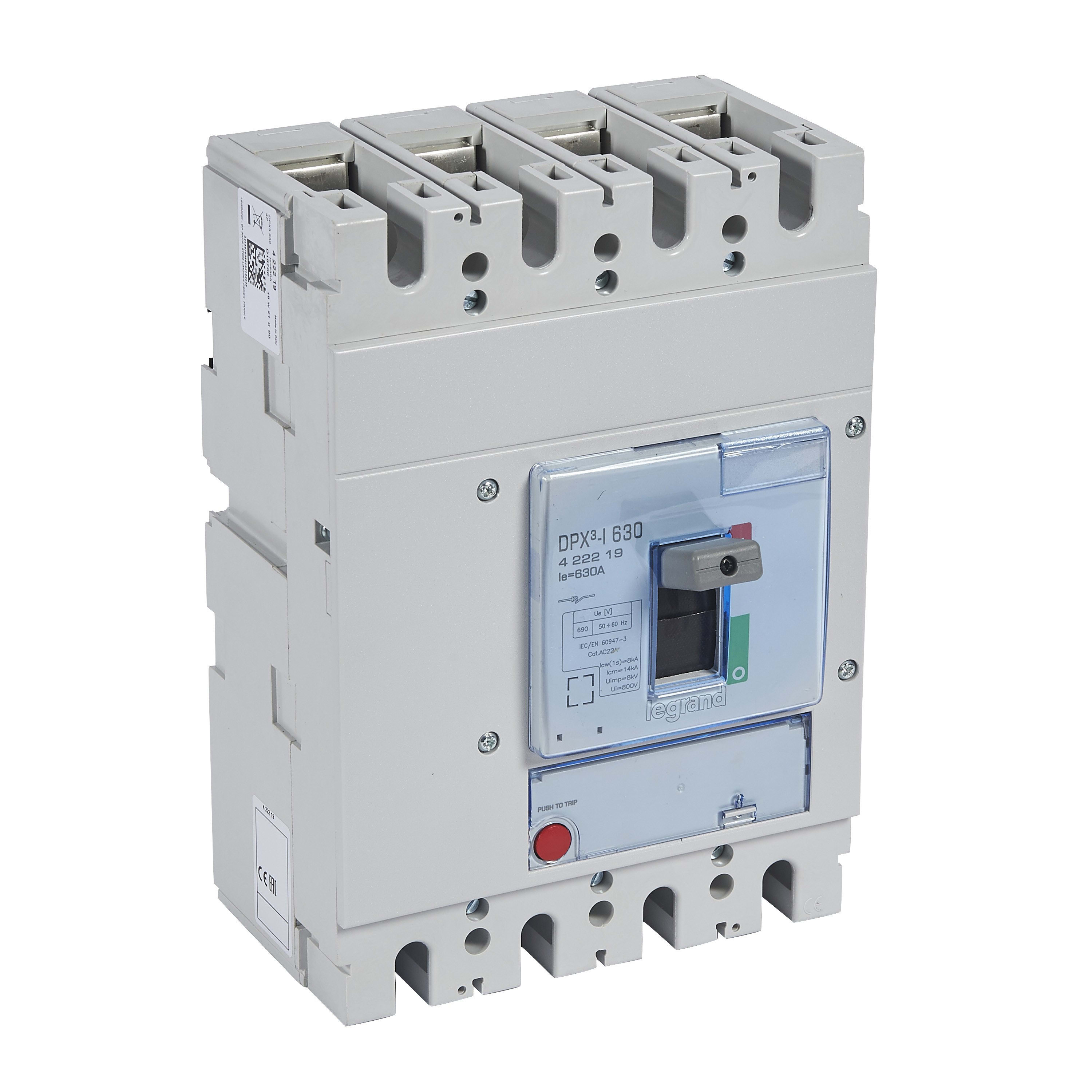 Legrand - Interrupteur à déclenchement libre DPX3-I630 - 4P - 630A