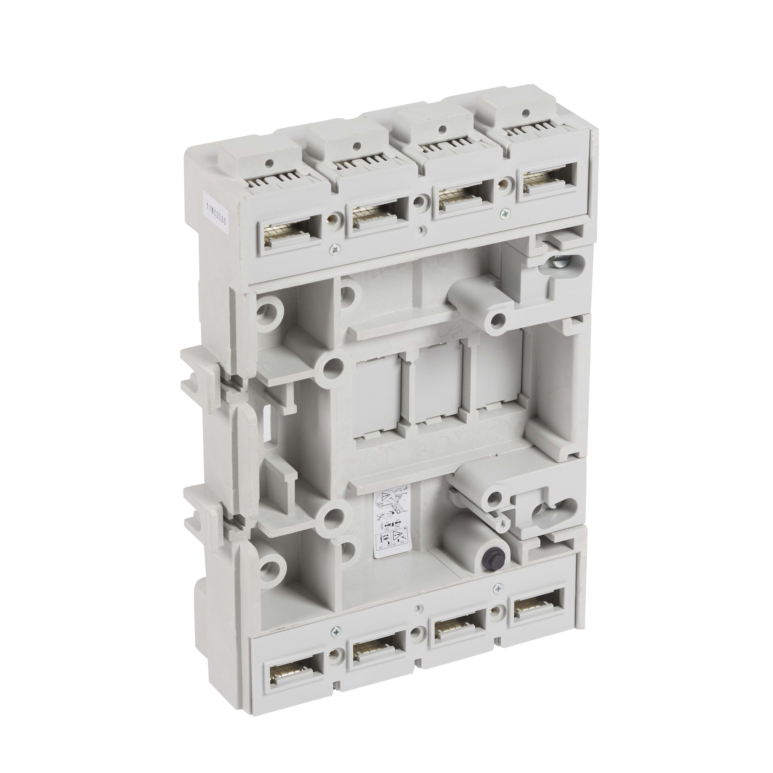 Legrand - Base prises arrière méplat DPX3630 4P seul rendu extractible - bornes spéciales