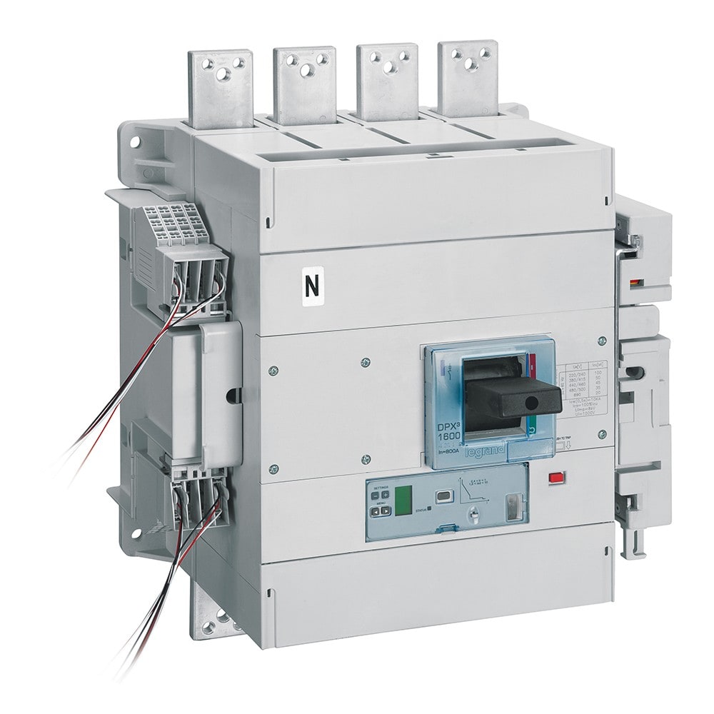 Legrand - Disjoncteur électronique Sg - unité de mesure DPX31600 Icu 70kA 400V~ - 4P 1600A