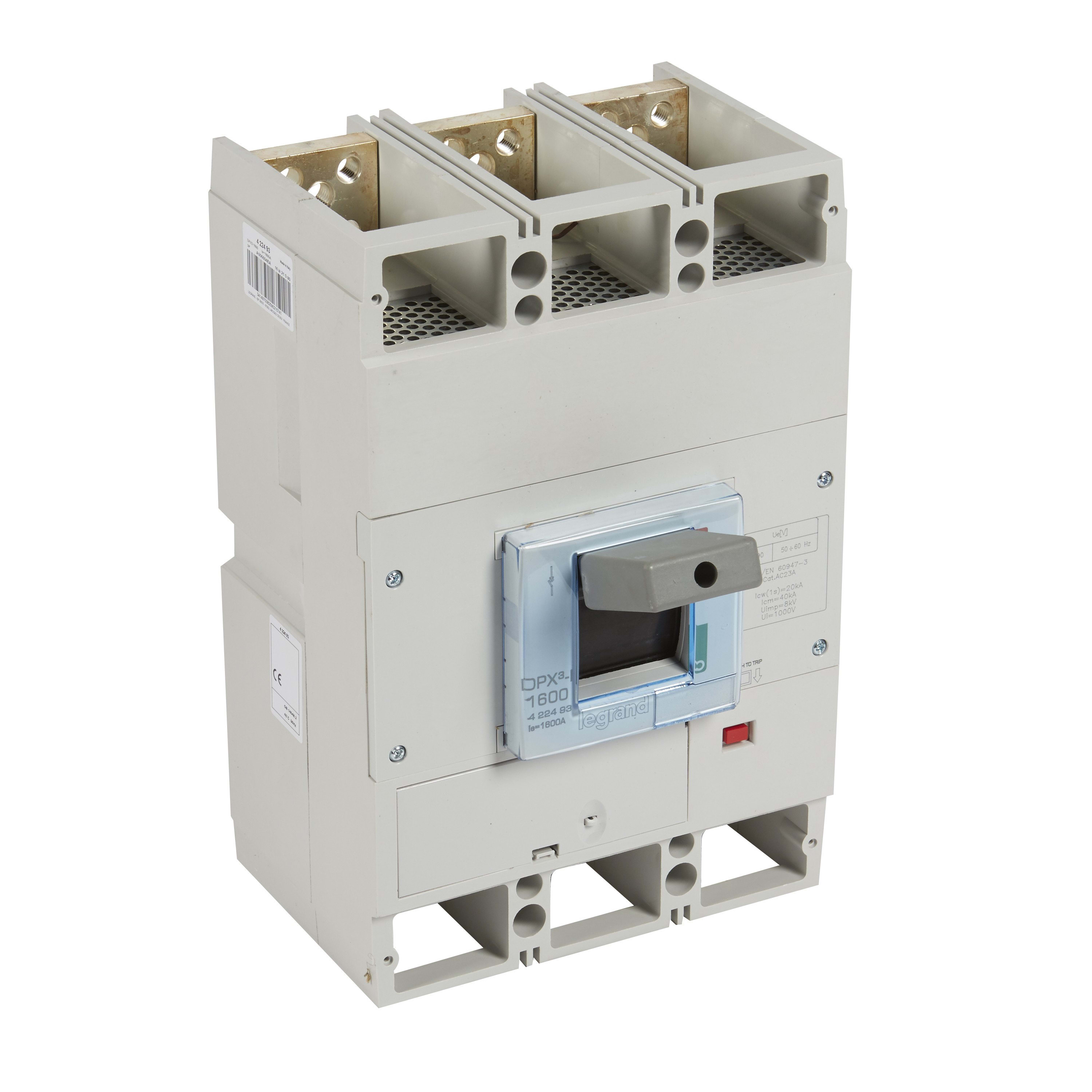 Legrand - Interrupteur à déclenchement libre DPX3-I1600 - 3P - 1600A