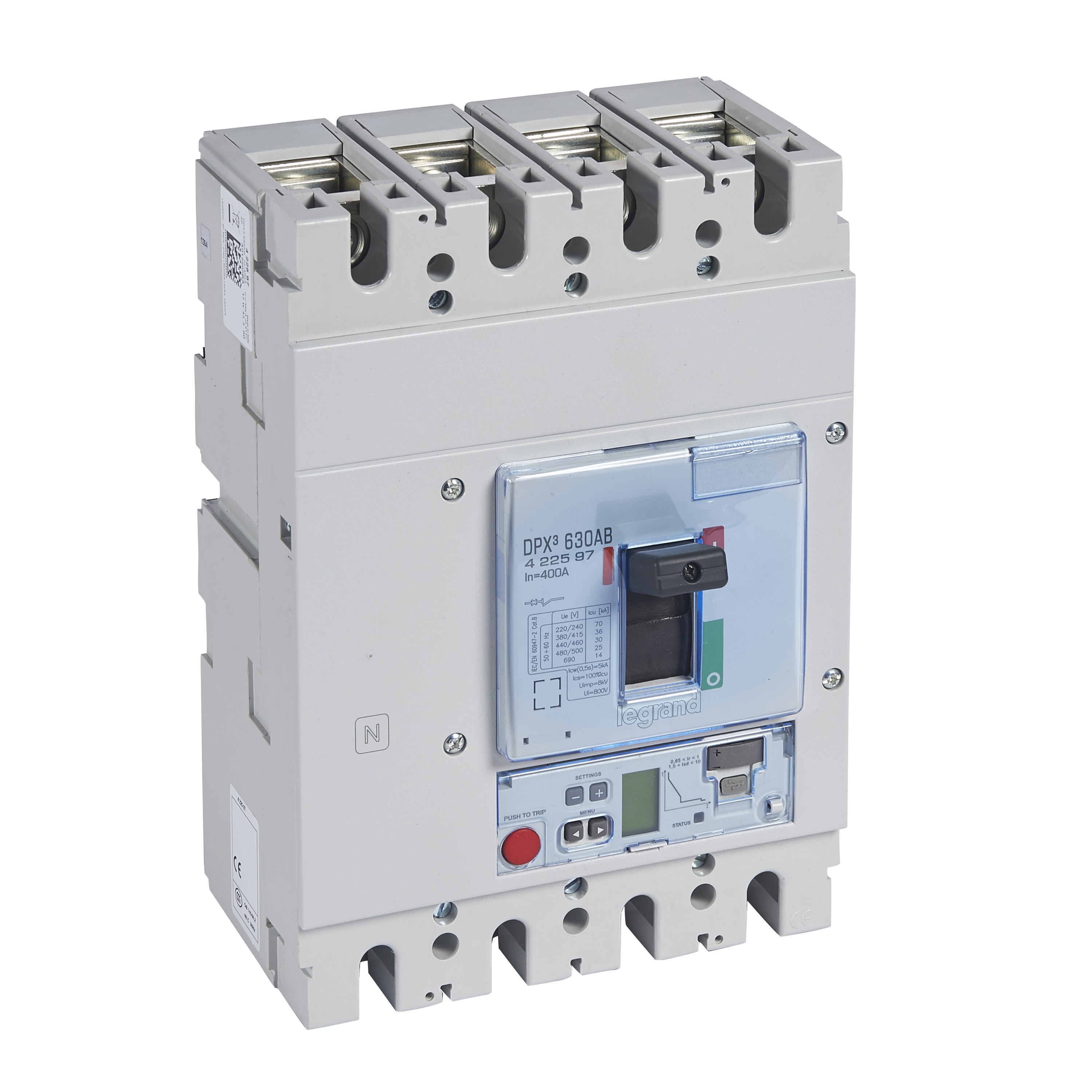 Legrand - Disjoncteur de branchement version Enedis DPX3400AB 400A 4P avec mesure intégrée