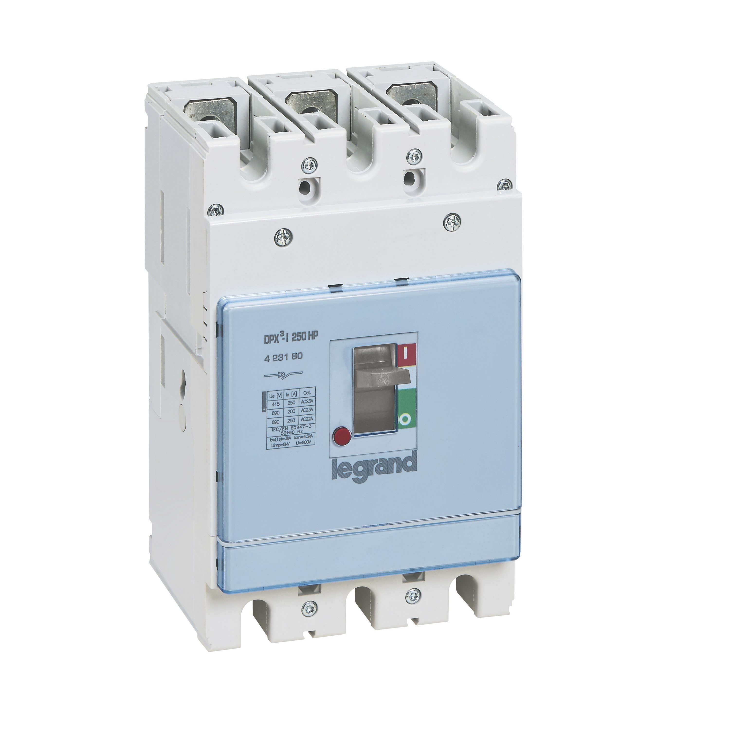 Legrand - Interrupteur à déclenchement libre DPX3-I250HP - 3P - 250A