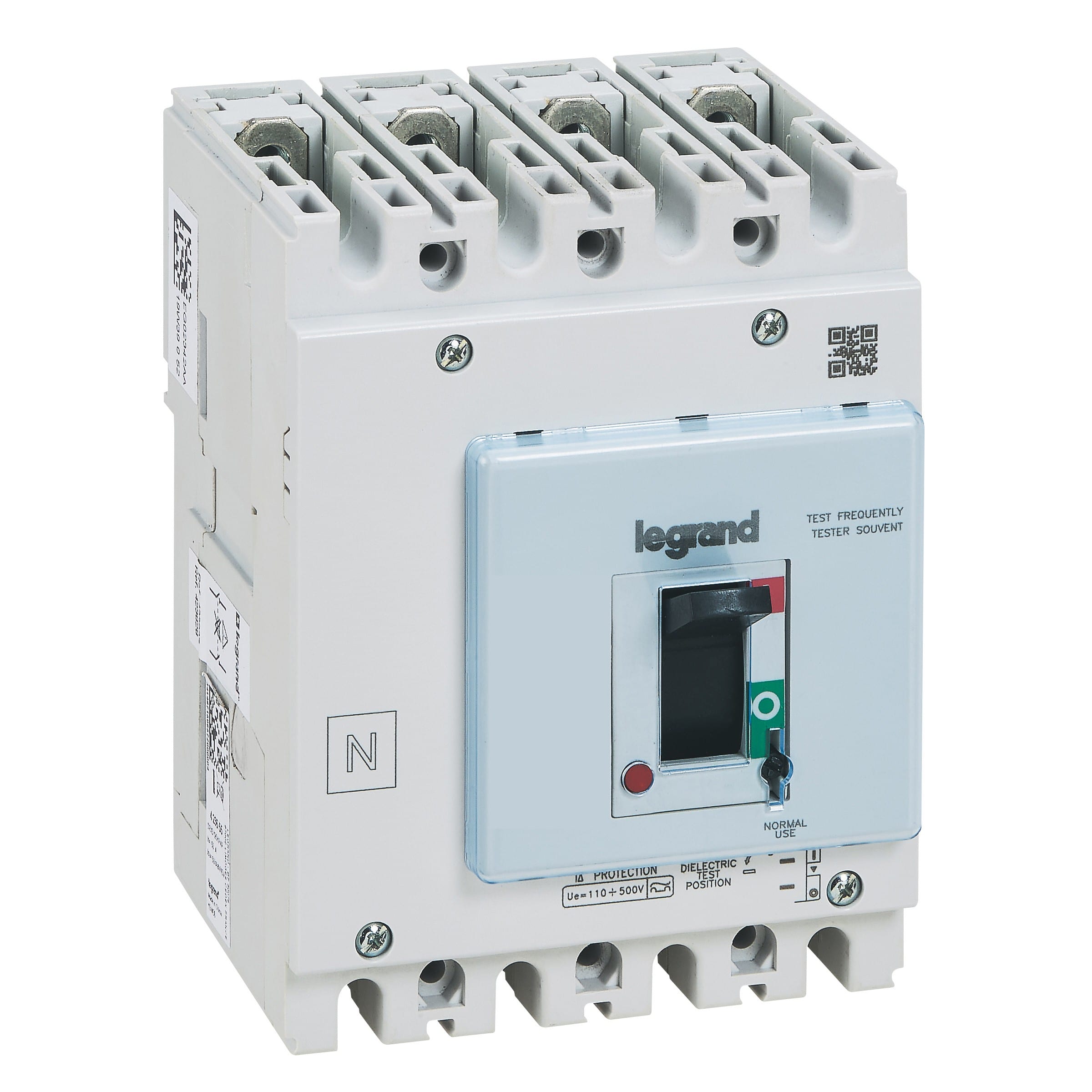 Legrand - Disjoncteur DPX3125HP magnétothermique avec différentiel 36kA 4P 20A