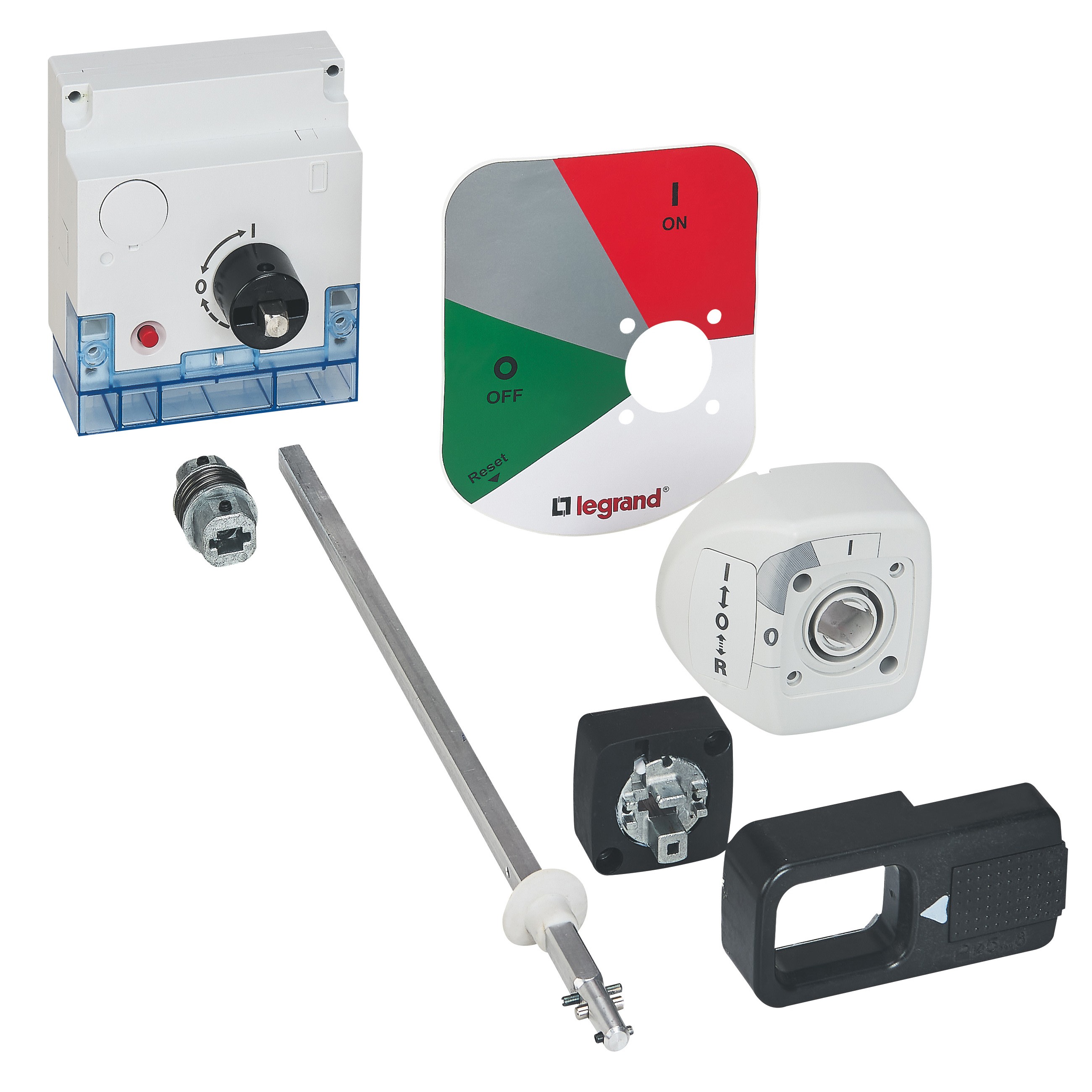 Legrand - Commande rotative déportée standard pour DPX3250 HP - gris