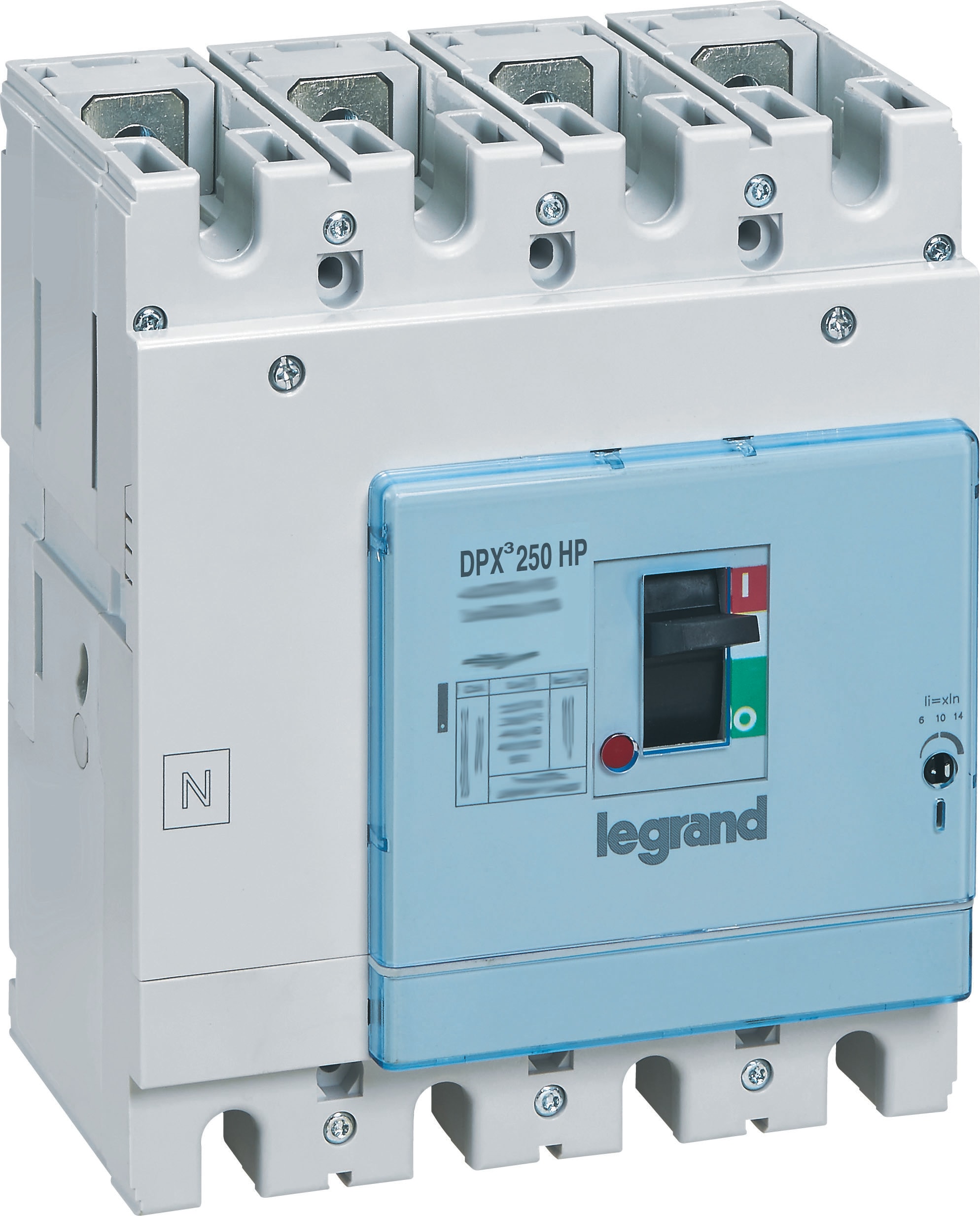 Legrand - Disjoncteur DPX3250HP magnétique seul pouvoir de coupure 70kA 4P 220A