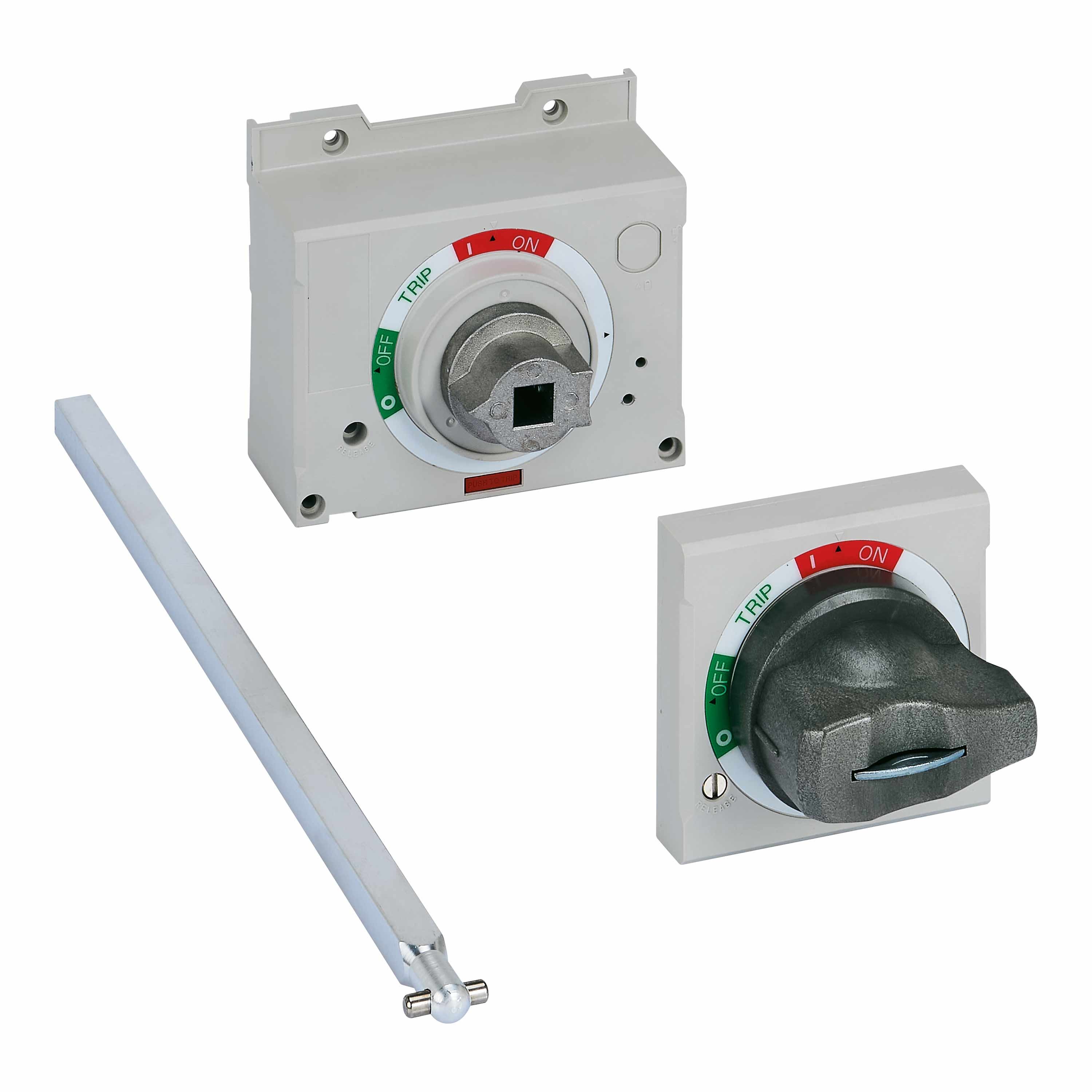 Legrand - Manette rotative DPX3 250 1000V disjoncteur compact gris sans halogène