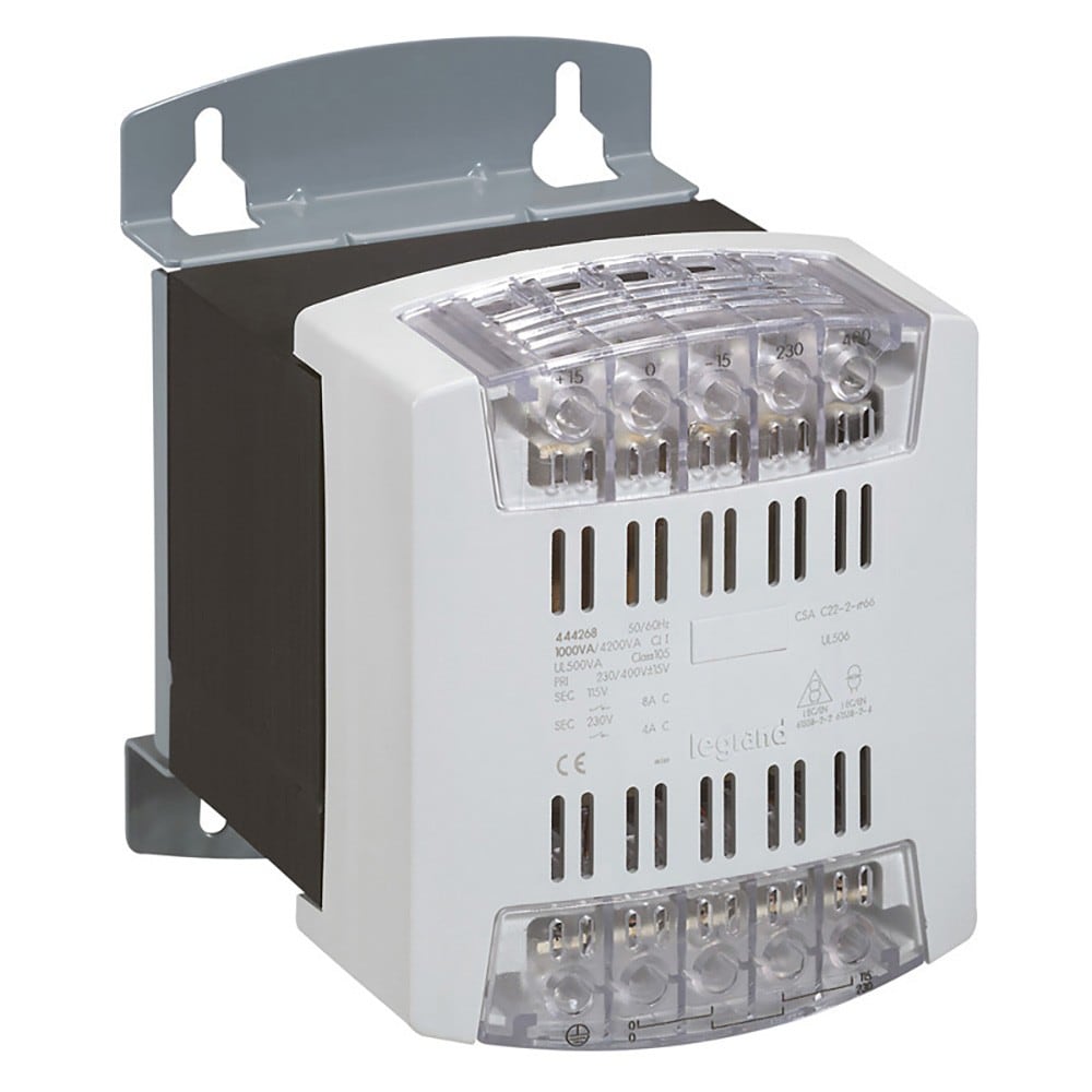 Legrand - Transformateur mono commande et sparation circuits 230/400-115/230V 1000VA