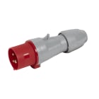 Legrand - Fiche droite 2P+T- IP44 - 380V à 415V 16A