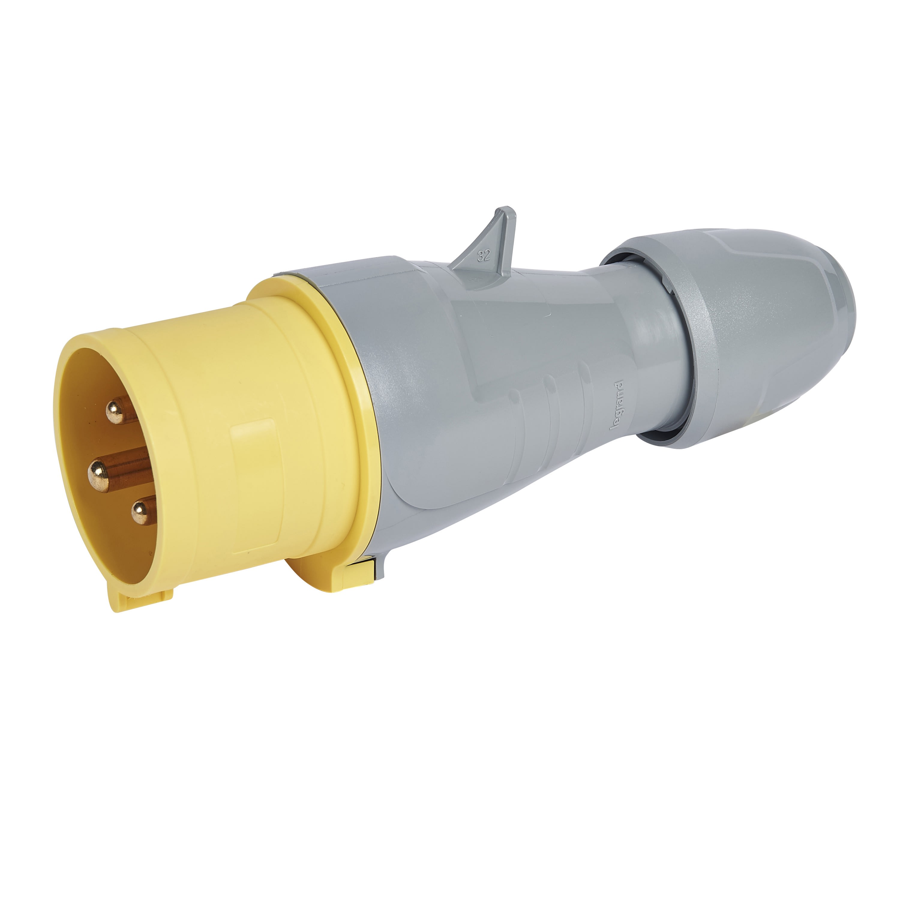 Legrand - Fiche droite 2P+T - IP44 - 100V à 130V 32A