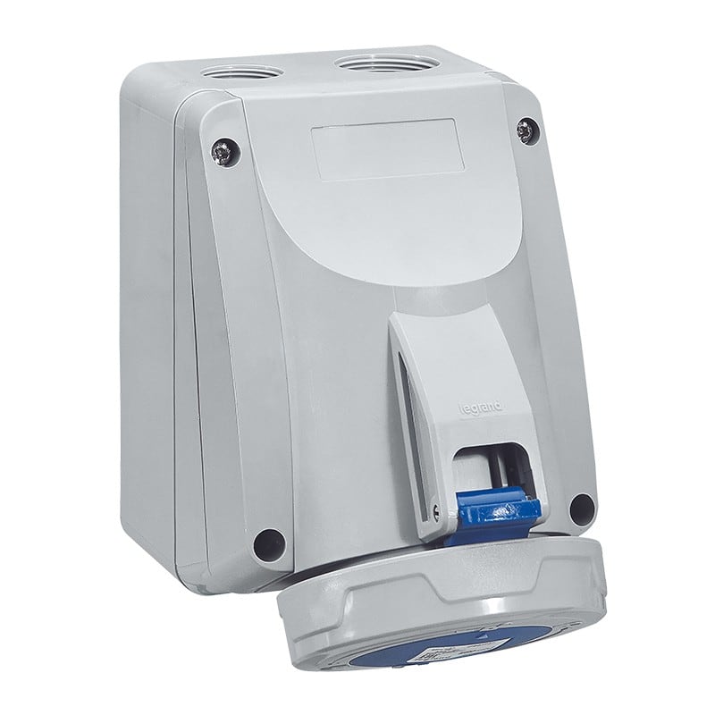 Legrand - Prise saillie P17 IP66/67 16A - 200V~ à 250V~ - 2P+T