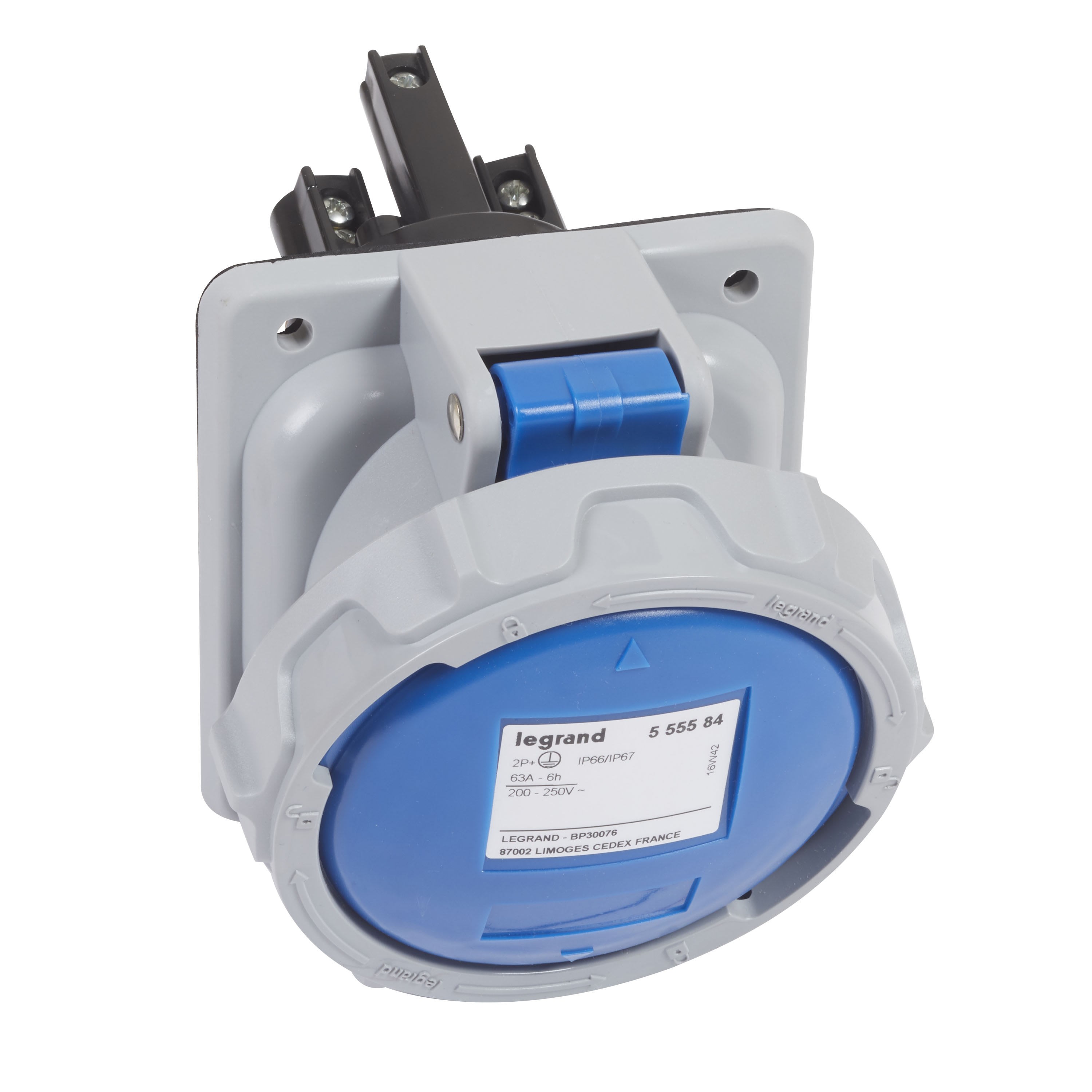 Legrand - Socle de tableau P17 2P+T 63A 230V - IP67