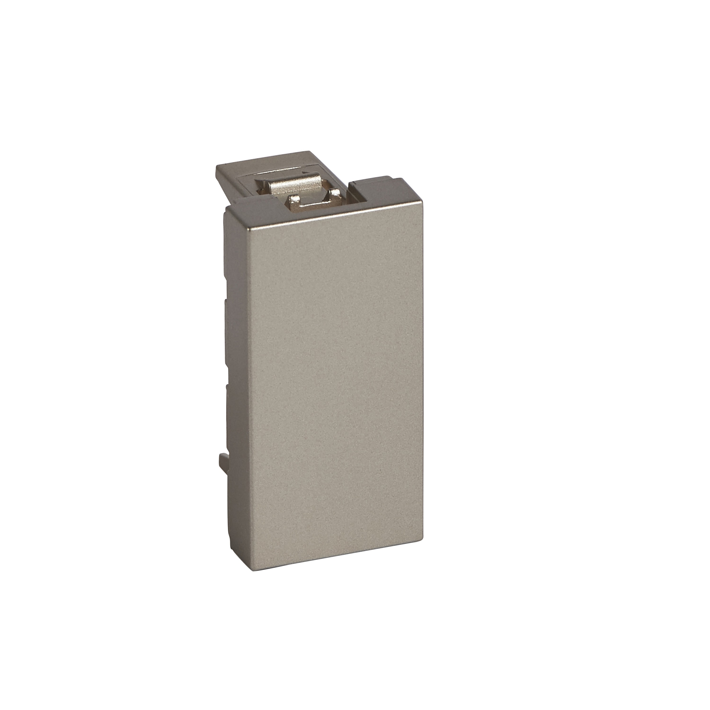Legrand - Obturateur 1 module Arteor carré champagne