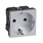 Legrand - PRISE DE COURANT 2P+T ECLIPSE 16A CARRE ARTEOR SOFT ALU