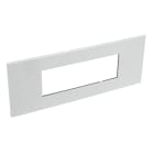 Legrand - PLAQUE DE FINITION ARTEOR 6 MODULES CARRE ARTEOR SOFT ALU