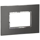 Legrand - PLAQUE DE FINITION ARTEOR 3 MODULES ARTEOR CARRE 2 X 4 NOIR