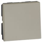 Legrand - BOUTON POUSSOIR 6A 250V ARTEOR CARRE CHAMPAGNE