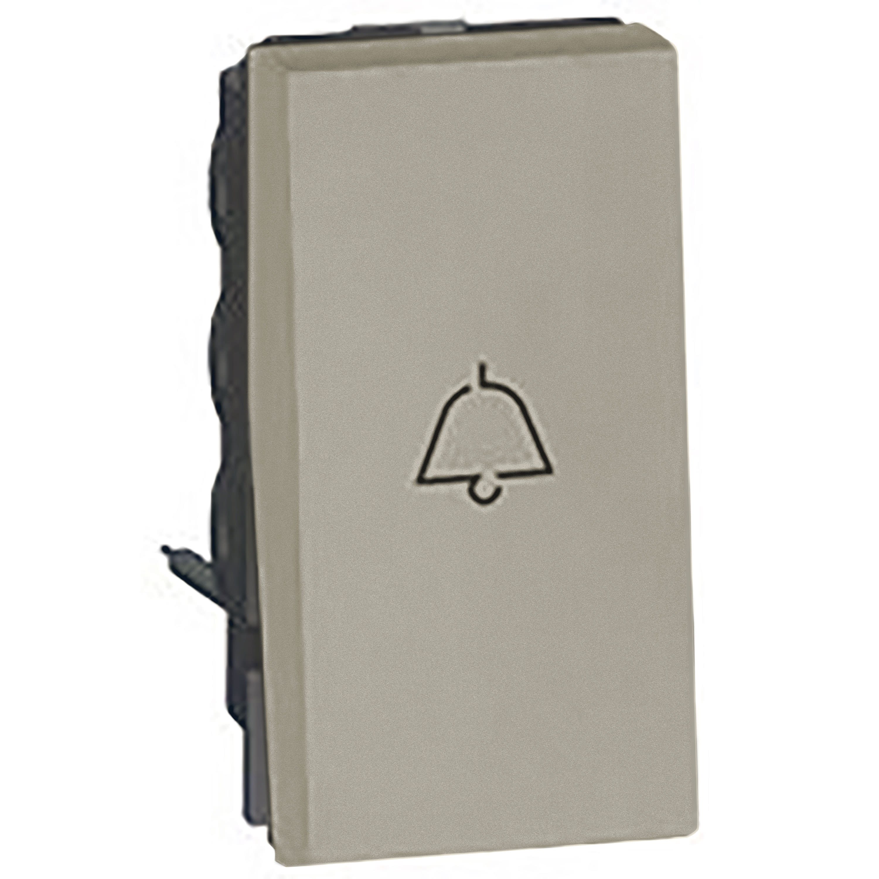 Legrand - 6A 1 WAY BELL PUSH 1 MODULE ARTEOR CARRE CHAMPAGNE