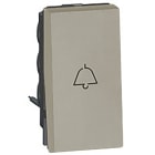 Legrand - 6A 1 WAY BELL PUSH 1 MODULE ARTEOR CARRE CHAMPAGNE