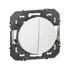 Legrand - Poussoir double dooxie 6A 250V~ finition blanc