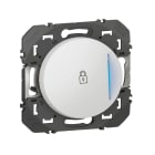 Legrand - Poussoir lumineux avec marquage cadenas à équiper d'un voyant dooxie blanc