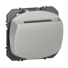 Legrand - Interrupteur à badge dooxie 10AX 250V~ finition alu