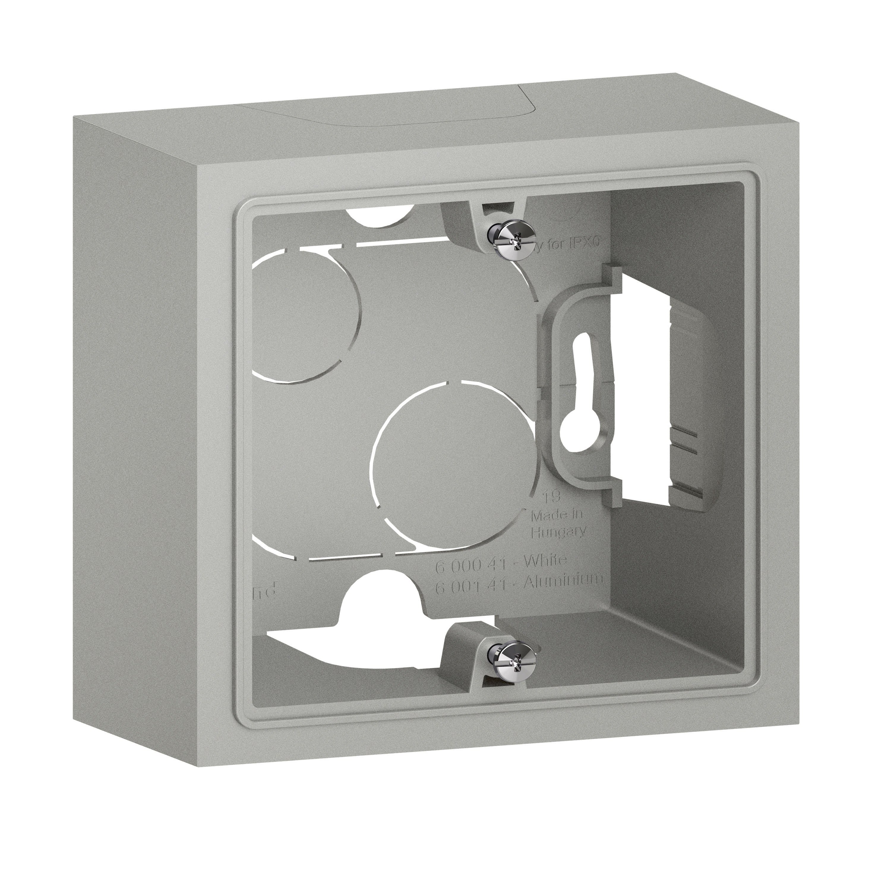 Legrand - Cadre saillie 1 poste dooxie finition alu