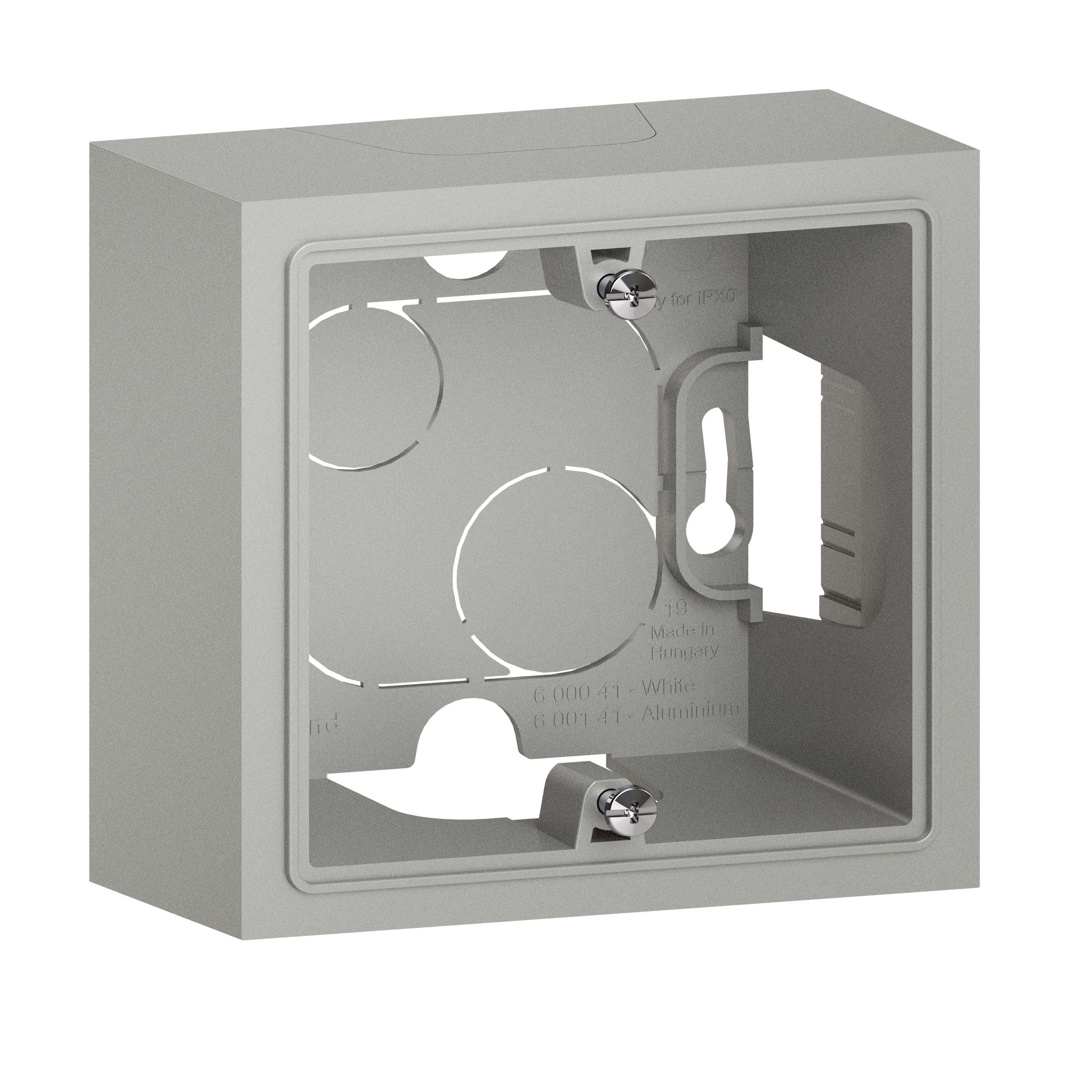 Legrand - Cadre saillie 1 poste dooxie finition alu
