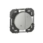Legrand - Variateur toutes lampes dooxie 2 fils sans Neutre finition alu