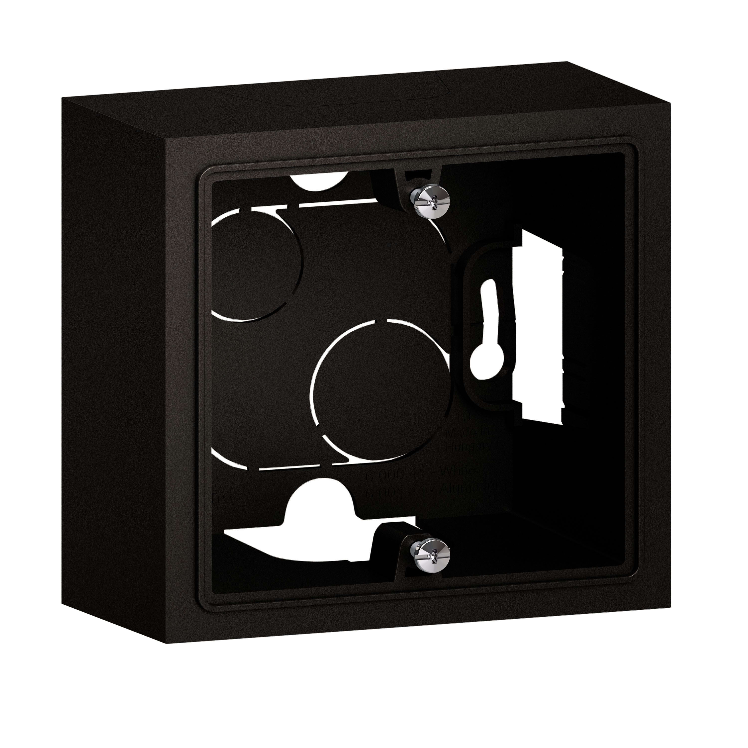 Legrand - Cadre saillie 1 poste dooxie - Noir velours