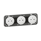 Legrand - Triple prise de courant 2P+T Surface dooxie 16A précâblées finition blanc