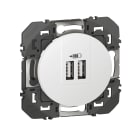 Legrand - Double Prise USB Type-A dooxie 3A 15W finition blanc