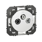 Legrand - Prise TV-R-SAT 1 câble dooxie finition blanc