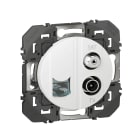 Legrand - Prise TV-SAT + RJ45 cat6 STP compacte dooxie finition blanc