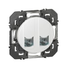 Legrand - Double prise RJ45 catégorie 6 STP dooxie finition blanc