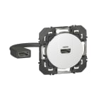 Legrand - Prise HDMI 2.0 Type A préconnectorisée dooxie finition blanc