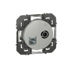 Legrand - Prise TV + RJ45 catégorie 6 STP compacte dooxie finition alu