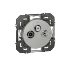 Legrand - Prise TV-R-SAT 1 câble dooxie finition alu