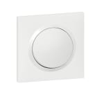 Legrand - Poussoir dooxie one 6A 250V~ avec plaque carrée blanche et griffes