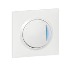 Legrand - Poussoir simple lumineux dooxie one 6A complet avec griffes