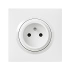 Legrand - Prise easyréno 2P+T 16A faible profondeur dooxie one complet avec griffes