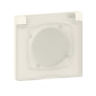 Legrand - Plaque carrée dooxie 1 poste avec volet IP44 IK07
