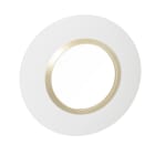 Legrand - Plaque ronde dooxie 1 poste finition dune