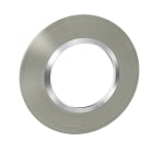 Legrand - Plaque ronde dooxie 1 poste finition effet inox brossé