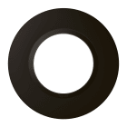 Legrand - Plaque ronde dooxie 1 poste finition noir