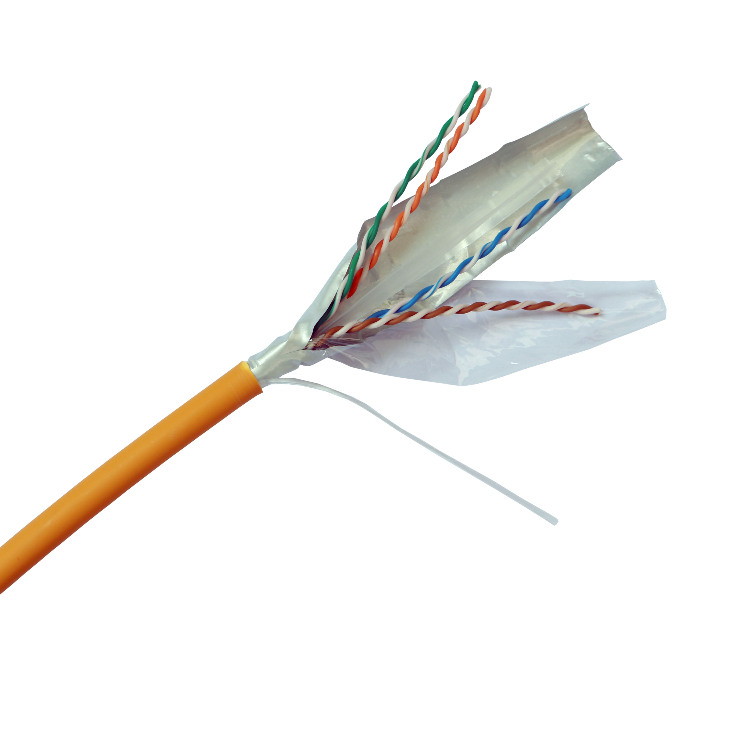 Legrand - Câble Linkeo C catégorie 6A U/UTP 4 paires LSOH Euroclasse Eca - 500m jaune